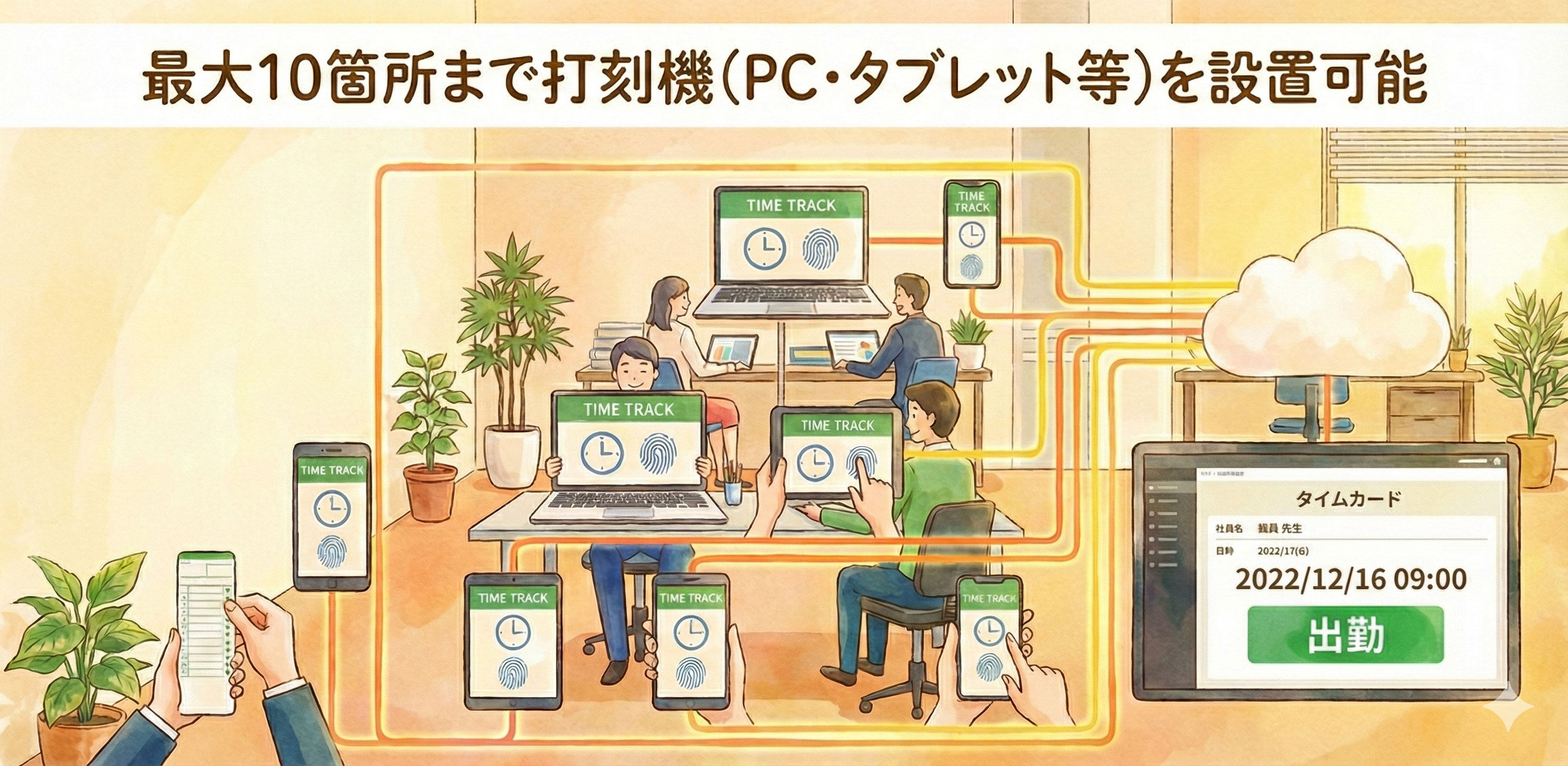 タイムカードの画像